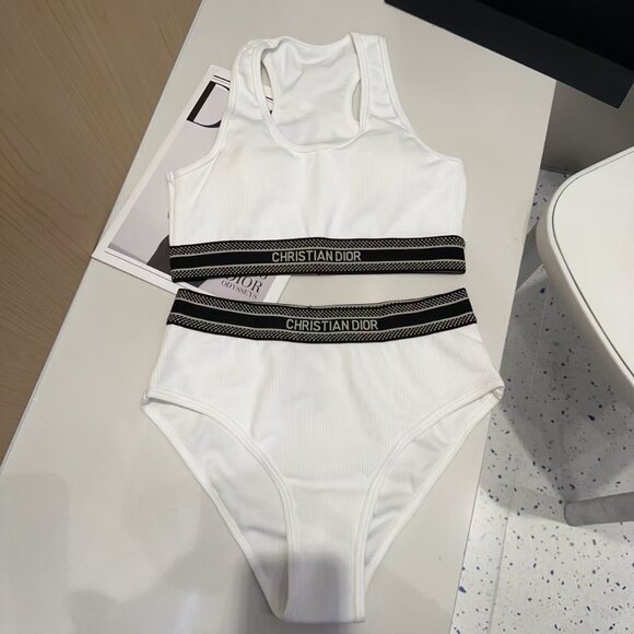 Dior Black and White Women's Intimate Set - Picture 1 of 4
